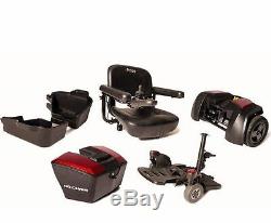 GO-CHAIR Pride Mobility Electric Powerchair + 1 Yr Service & Accessory Bundle