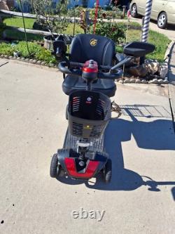 Golden Buzzaround XL 4-Wheel Lightweight Portable Mobility Electric Scooter Red