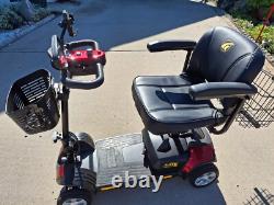 Golden Buzzaround XL 4-Wheel Lightweight Portable Mobility Electric Scooter Red
