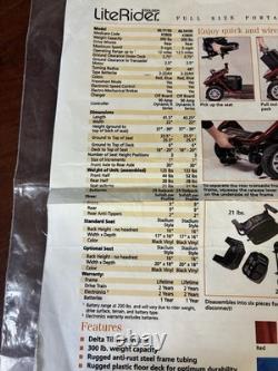 Golden Technologies GL141 LiteRider 4 Wheel Mobility Scooter