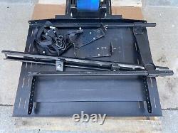 Harmar AL600 Hybrid Electric Wheelchair Scooter Platform Lift inside Vehicle