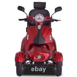 Heavy Duty 4 Wheels Electric Mobility Scooter 500lbs Capacity All Terrain Senior