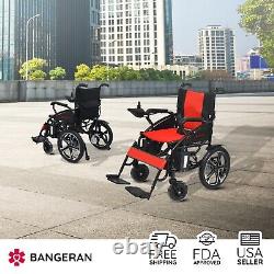 Heavy Duty Folding Electric Wheelchair (Light Weight) Blue Color