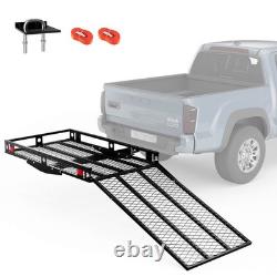 IRONMAX 500lbs Wheelchair Hitch Carrier Mobility Electric Scooter Loading Ramp