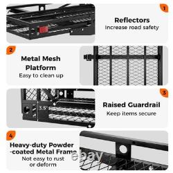IRONMAX 500lbs Wheelchair Hitch Carrier Mobility Electric Scooter Loading Ramp