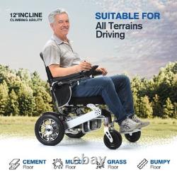 Intelligent Foldable Electric Wheelchair All Terrain 4 Wheels Mobility Scooter