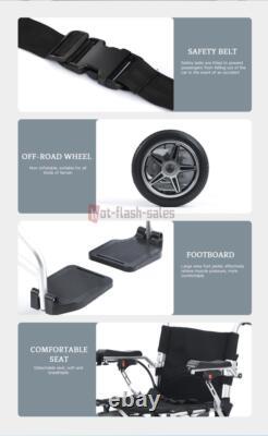 Intelligent Foldable Electric Wheelchair All Terrain Mobility Scooter Wheelchair