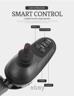 Intelligent Foldable Electric Wheelchair All Terrain Mobility Scooter Wheelchair