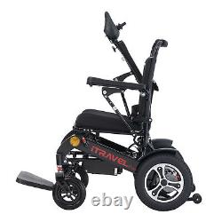 Intelligent Lightweight Foldable Electric Wheelchair 4 MPH Speed Scooter Travel