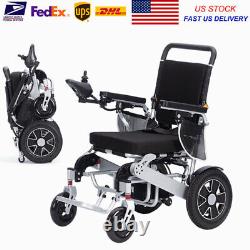 Intelligent Lightweight Foldable Electric Wheelchair All Terrain 25 Miles Ranges