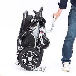 Intelligent Lightweight Foldable Electric Wheelchair All Terrain 25 Miles Ranges