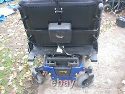 Jazzy 1450 wheelchair, blue, 27 WIDE 600 LBS WEIGHT LIMIT POWER TILT SEAT LOOK