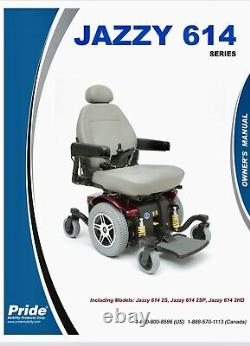 Jazzy 614 HD Mobility Electric Power Chair Heavy Duty Up To 450 lbs