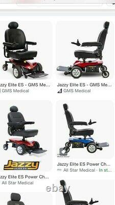 Jazzy Elite ES 2S-C rechargeable battery powered wheelchair, never been used