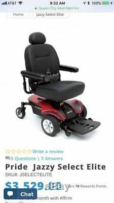 Jazzy Elite Power Chair / Mobility Scooter / AND Outlander by Pride Power Lift