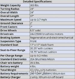Jazzy Elite Pride Mobility Wheelchair Power Chair Scooter