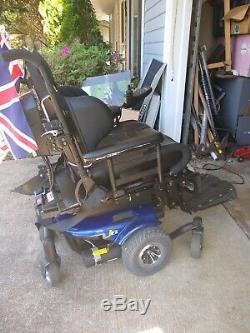 Jazzy J6 Power Chair By Pride Mobility With Tilt and Leg Lift 18D x 16W Seat