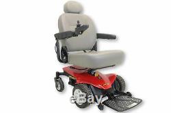 Jazzy Sport Portable Red Power Chair By Pride Mobility 18 x 18 Seat