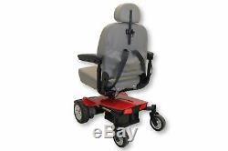 Jazzy Sport Portable Red Power Chair By Pride Mobility 18 x 18 Seat