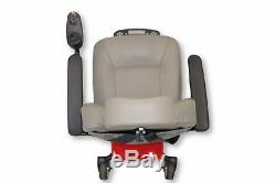 Jazzy Sport Portable Red Power Chair By Pride Mobility 18 x 18 Seat