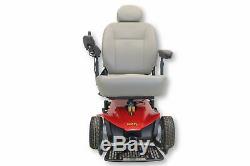 Jazzy Sport Portable Red Power Chair By Pride Mobility 18 x 18 Seat