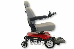 Jazzy Sport Portable Red Power Chair By Pride Mobility 18 x 18 Seat