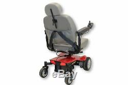 Jazzy Sport Portable Red Power Chair By Pride Mobility 18 x 18 Seat