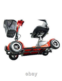 KRYL Foldable 4 Wheel Mobility Scooter for Seniors, 265lbs Max Weight Powered