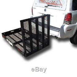 LOADING RAMP WHEELCHAIR CARRIERmobility scooter electric trailer hitch 500lbs