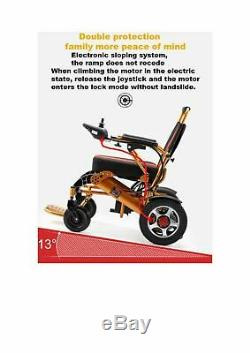 Light-Weight Folding Electric Wheelchair-For Travel & Everyday 2 x 250V MOTOR