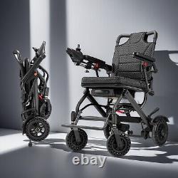 Lightweight 38Lb Foldable Electric Wheelchair Intelligent All Terrain for Senior