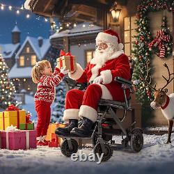 Lightweight 38lbs Foldable Electric Wheelchair Intelligent 300Lb All Terrain FDA