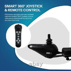 Lightweight 54Lb Foldable Electric Wheelchair Intelligent 352Lb All Terrain