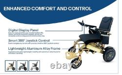 Lightweight 54Lb Foldable Electric Wheelchair Intelligent 352Lb All Terrain