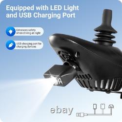 Lightweight Electric Wheelchair All Terrain Foldable Mobility Scooter Airplane