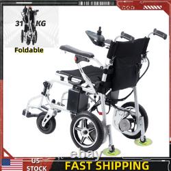 Lightweight Electric Wheelchair Folding Foldable Power Mobility Aid Wheelchair
