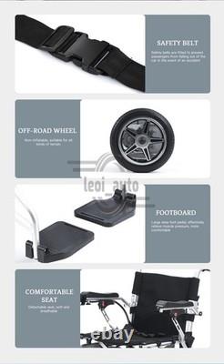 Lightweight Foldable Electric Wheelchair All Terrain 4 Wheels Mobility Scooter