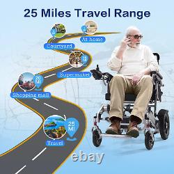 Lightweight Foldable Electric Wheelchair, Compact Size, Aviation Travel Approval