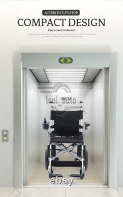 Lightweight Foldable Electric Wheelchair Intelligent All Terrain for Senior