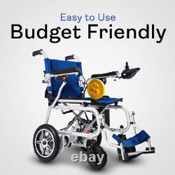 Lightweight Foldable Electric Wheelchairs for Seniors, 2x250W Power Wheelchair
