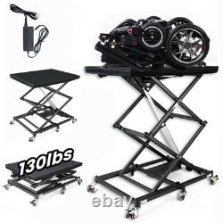 Lightweight & Foldable, Portable Electric Wheelchair Lift for Cars, Lifts 130lbs