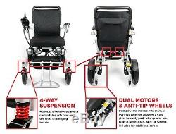 Lightweight Folding Dual Motor Quick Remove Battery Airplane Ready Power Scooter