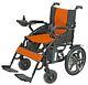 Lightweight Heavy Duty Electric Medical Wheelchair 75 Lbs (long Range) Orange