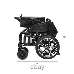 Lightweight Heavy Duty Electric Medical Wheelchair 75 lbs (Long Range) Orange