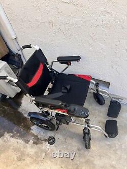 Lightweight foldable electric wheelchair scooter