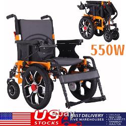 Lithium battery Folding Electric Wheelchair All Terrain Heavy Duty Power Scooter