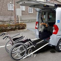 Livebest 4Ft Folding Wheelchair Ramp Doorways Carrier Threshold Mobility Scooter