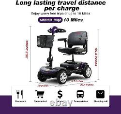 M1 Electric Mobility Scooter for Adults Wheelchair Device for Travel Elderly