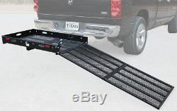 MC500 Hitch-Mounted Wheelchair Carrier, Mobility Scooter Car Ramp
