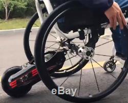 Manual Wheelchair Attachment Power Assist Modify to Electric Mobility Scooter